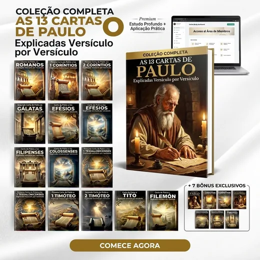 Capa do e-book As 13 Cartas de Paulo Explicadas Versículo por Versículo