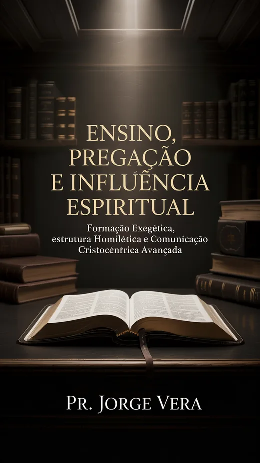 Capa do e-book Ensino, Pregação e Influência Espiritual