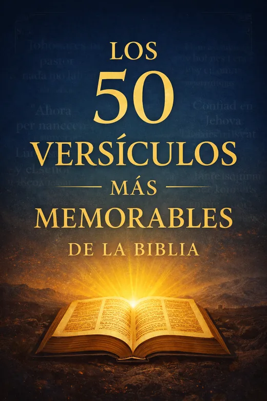 Portada del ebook Los 50 Versículos Más Memorables de la Biblia